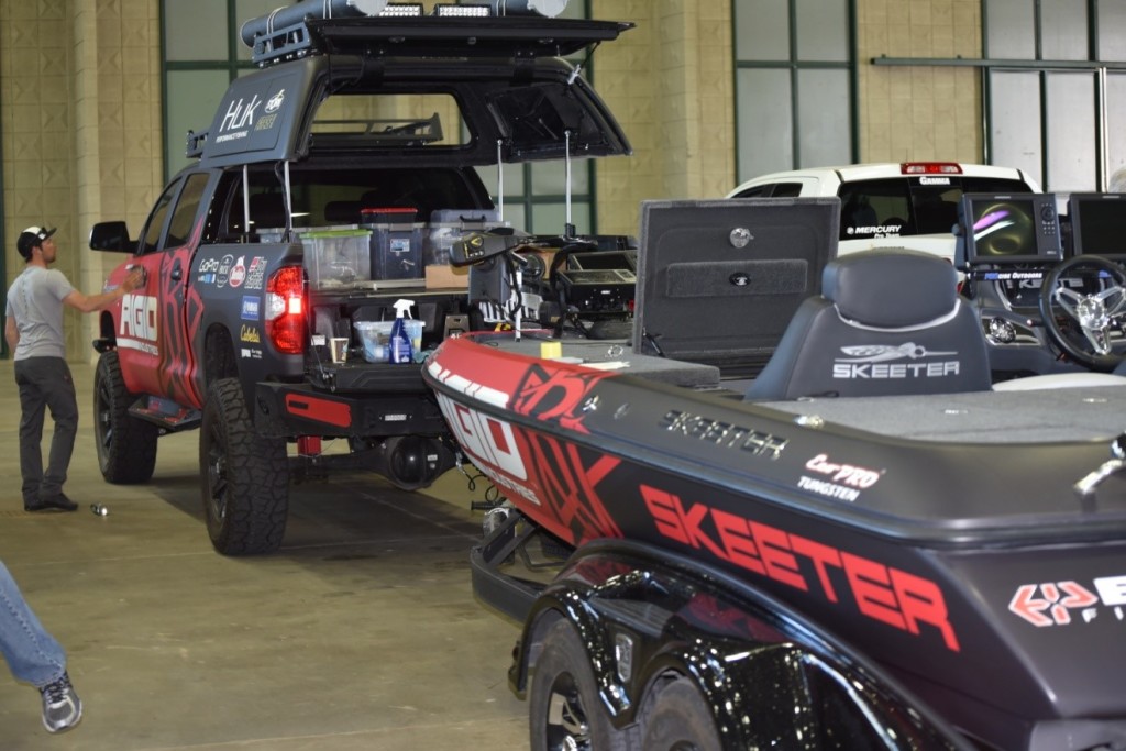 Elite series Angler Brandon Palaniuk’s ride is sweet enough to sleep in – and it better be, because he often does during the height of the summer tournament schedule on the Bassmasters circuit.